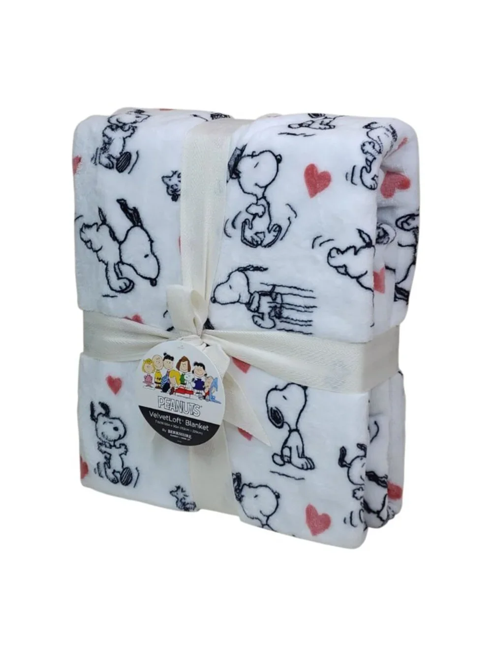 Peanuts Snoopy VelvetLoft Twin Blanket Berkshire 60